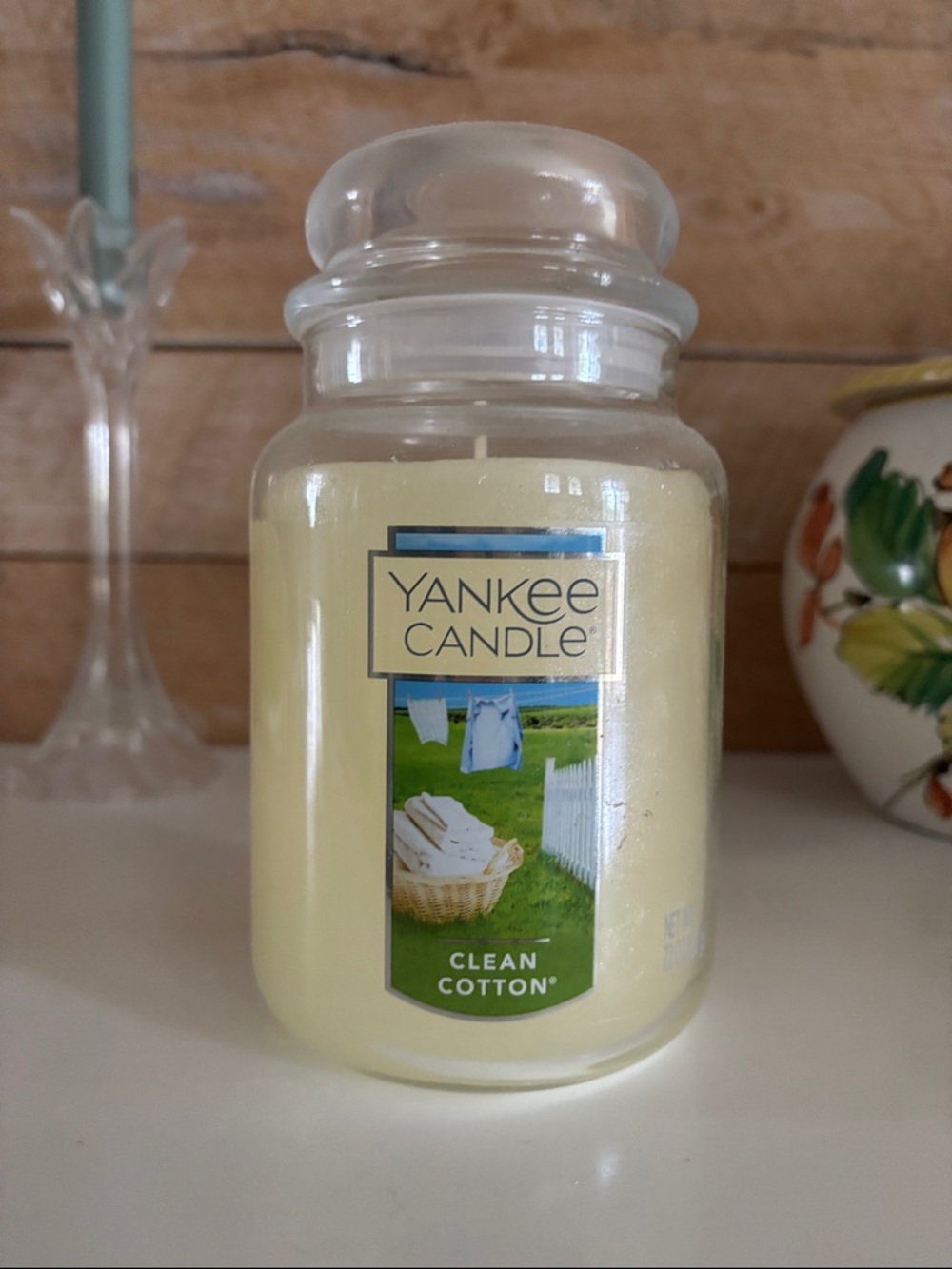 Yankee Candle Clean Cotton Jar Candle - Large
